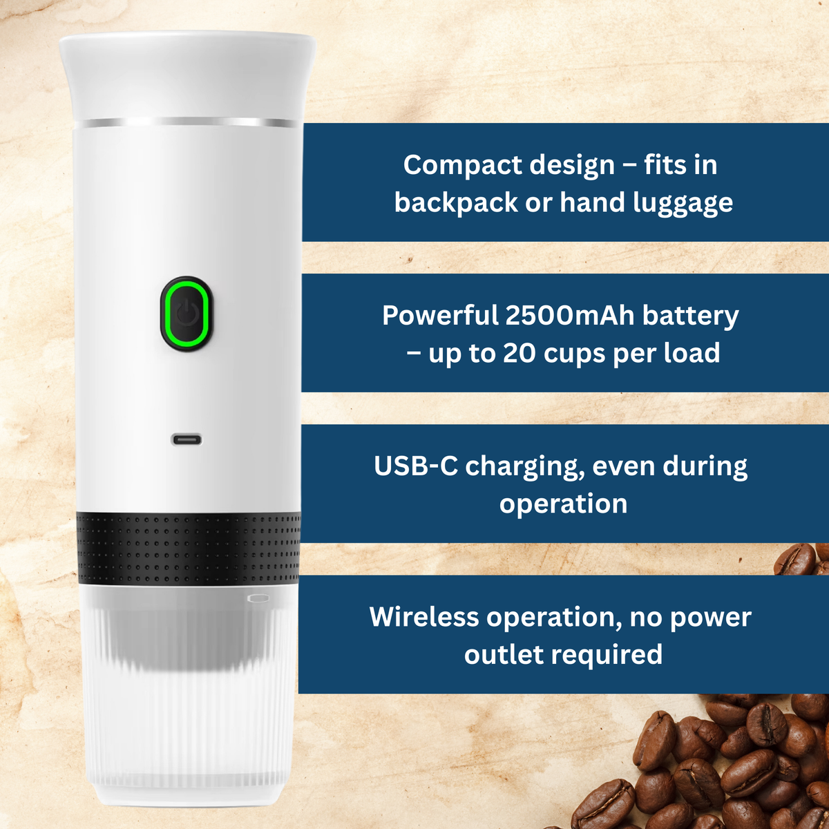 CoffeeGo Pro - Portable Coffee Maker