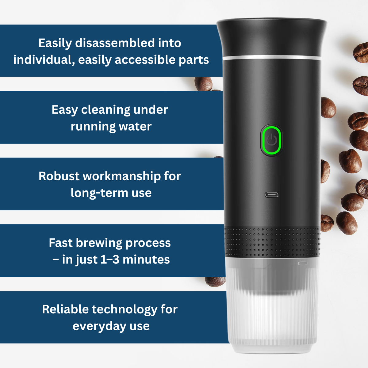 CoffeeGo Pro - Portable Coffee Maker