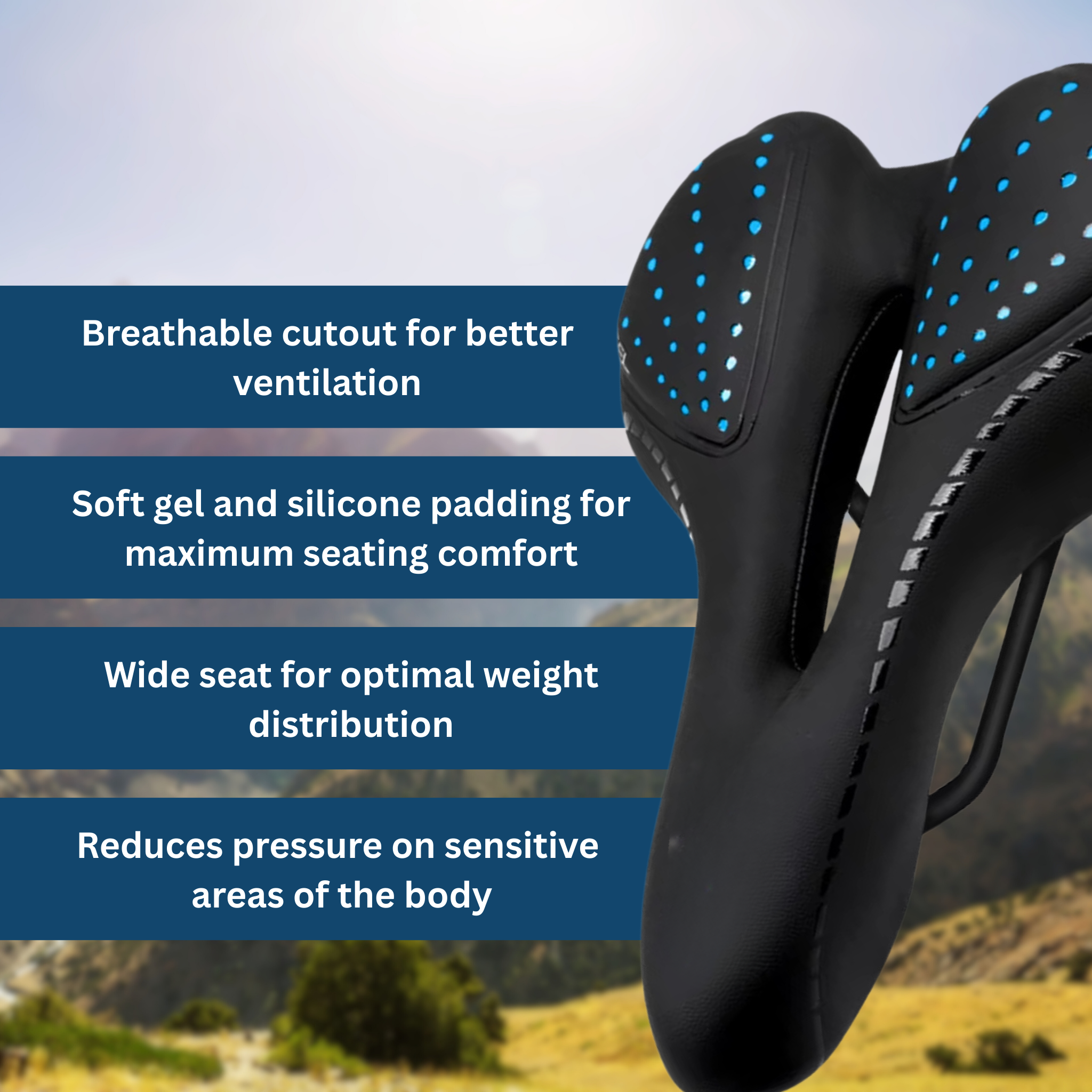 ErgoRide – Ergonomic Bicycle Saddle