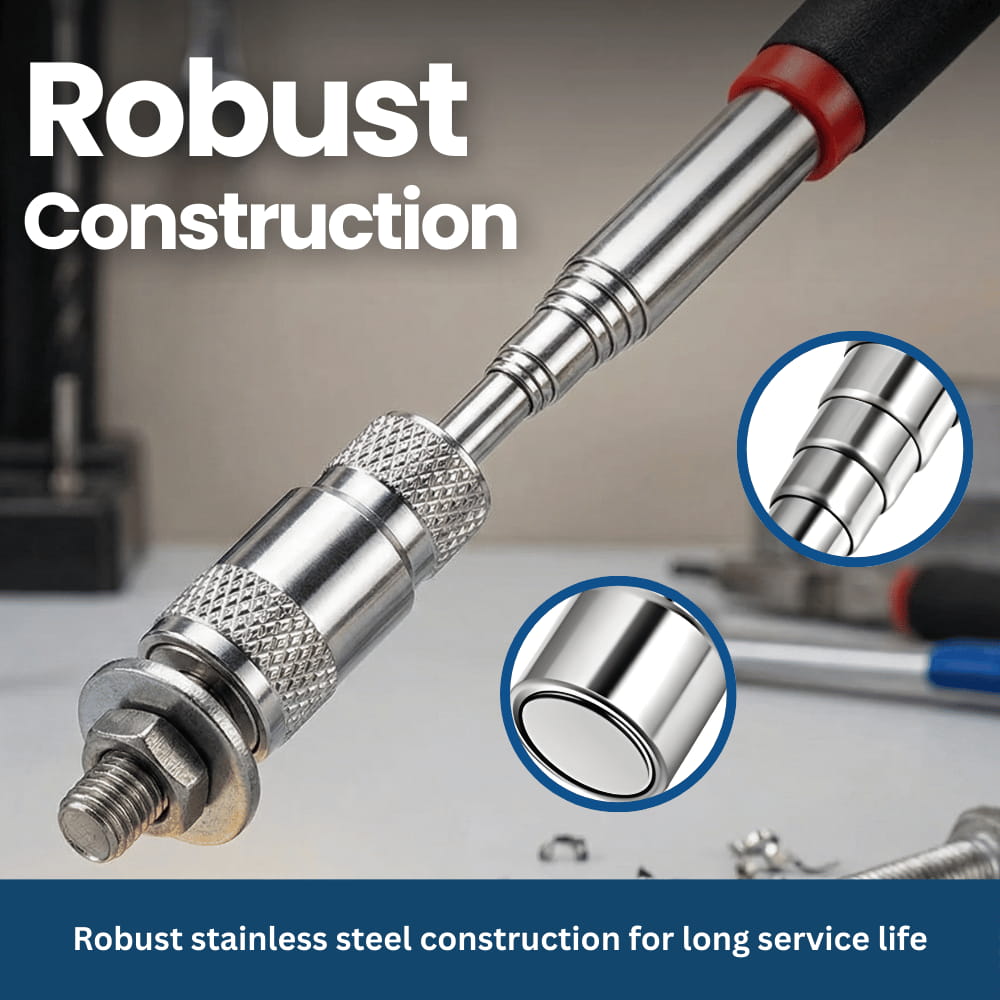 MagniGrip Pro – Telescopic Magnetic Pickup Tool with LED