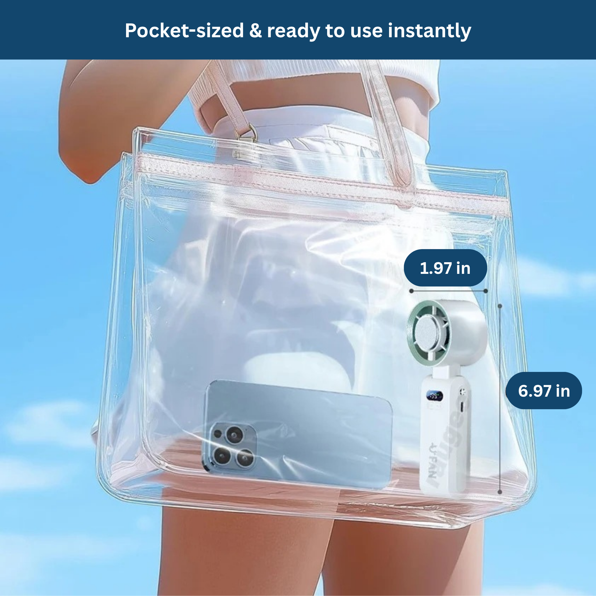 Breezy – The Handheld Fan for On the Go